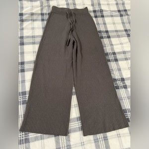 Grey open leg pants: size S/M. Wore twice